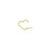 The Lovery Fine Jewelry Gold Heart Charm Holder In Gold