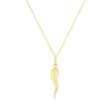 The Lovery Fine Jewelry Gold Horn Necklace In Gold