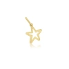 The Lovery Fine Jewelry Gold Loopy Star Charm In Gold
