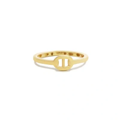 The Lovery Fine Jewelry Gold Mariner Link Ring