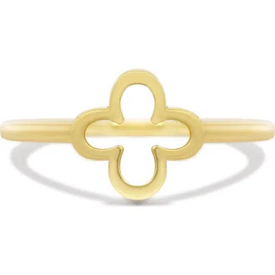 The Lovery Fine Jewelry Gold Open Clover Ring