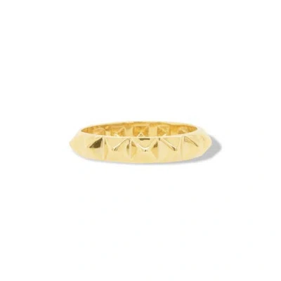 The Lovery Fine Jewelry Gold Rockstud Ring