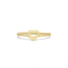 The Lovery Fine Jewelry Gold Split Shank Open Heart Ring In Gold