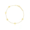 The Lovery Fine Jewelry Golden Disc Chain Bracelet In Gold