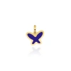 The Lovery Fine Jewelry Lapis Butterfly Charm In Blue
