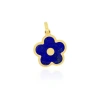 The Lovery Fine Jewelry Lapis Cherry Blossom Charm In Blue