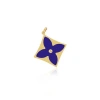 The Lovery Fine Jewelry Lapis Luxe Flower Charm In Blue