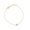 The Lovery Fine Jewelry Mini Diamond Heart Bracelet In Gold
