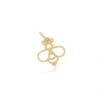 The Lovery Fine Jewelry Mini Gold Bee Charm In Gold