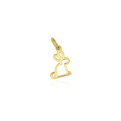 The Lovery Fine Jewelry Mini Gold Bunny Charm