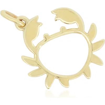 The Lovery Fine Jewelry Mini Gold Crab Charm