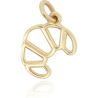 The Lovery Fine Jewelry Mini Gold Croissant Charm