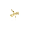 The Lovery Fine Jewelry Mini Gold Dragonfly Charm In Gold