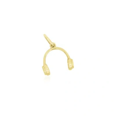 The Lovery Fine Jewelry Mini Gold Headphone Charm