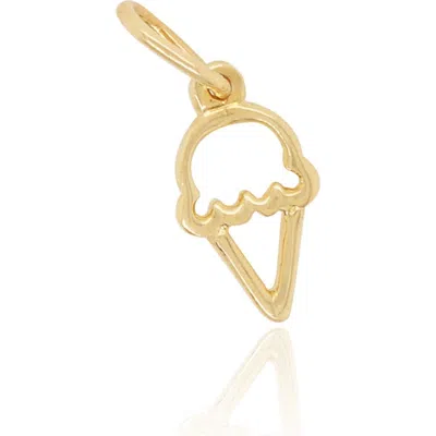 The Lovery Fine Jewelry Mini Gold Ice Cream Cone Charm