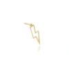 The Lovery Fine Jewelry Mini Gold Lightning Bolt Charm In Gold