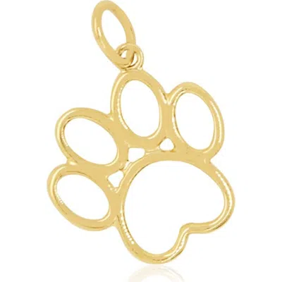 The Lovery Fine Jewelry Mini Gold Paw Charm