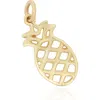 The Lovery Fine Jewelry Mini Gold Pineapple Charm In Gold