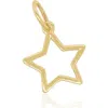 The Lovery Fine Jewelry Mini Gold Star Charm In Gold