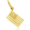 The Lovery Fine Jewelry Mini Gold Usa Flag Charm In Gold