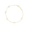 The Lovery Fine Jewelry Mother Of Pearl Bubble Chain Bracelet In Silver
