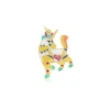 The Lovery Fine Jewelry Multicolored Enamel Unicorn Charm In Multi