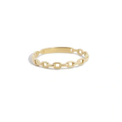 The Lovery Fine Jewelry Oval Link Ring In Gold