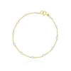 The Lovery Fine Jewelry Pearl Bead Chain Bracelet In White