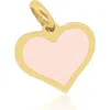 The Lovery Fine Jewelry Pink Pearl Heart Charm In Gold
