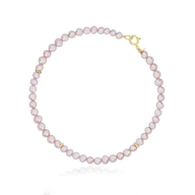 The Lovery Fine Jewelry Pink Pearl Round Bead Bracelet