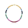 The Lovery Fine Jewelry Rainbow Gemstone Bead Bracelet