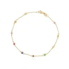 The Lovery Fine Jewelry Rainbow Gemstone Station Bracelet