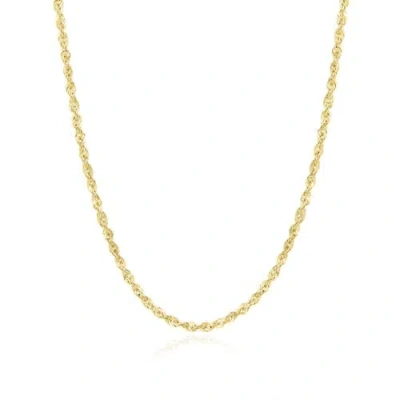 The Lovery Fine Jewelry Rope Chain Necklace In Gold