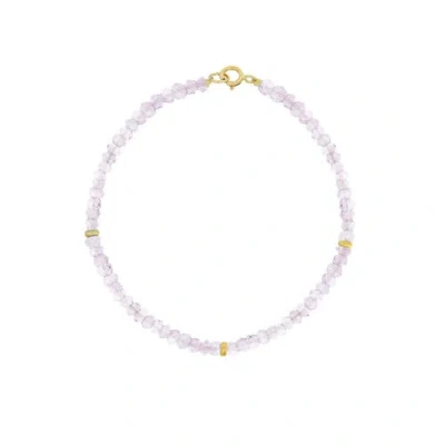 The Lovery Fine Jewelry Rose Quartz Bead Bracelet In Pink