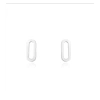 The Lovery Fine Jewelry Single Paperclip Stud Earrings In Gold