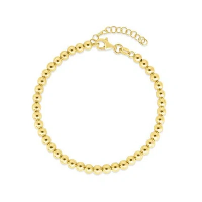 The Lovery Fine Jewelry Small Gold Ball Bead Bracelet