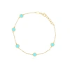 The Lovery Fine Jewelry Turquoise Bubble Chain Bracelet In Blue