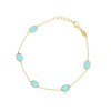 The Lovery Fine Jewelry Turquoise Icon Bracelet In Blue