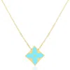 The Lovery Fine Jewelry Turquoise Luxe Flower Necklace In Blue