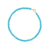 The Lovery Fine Jewelry Turquoise Round Bead Bracelet In Blue