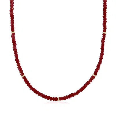 The Lovery Garnet Bead Necklace