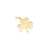 The Lovery Gold Clover Charm In Multi