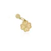 The Lovery Gold Four Leaf Clover Charm In Multi