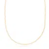 The Lovery Gold Heart Link Necklace In Multi