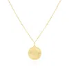 The Lovery Gold Heart Medallion Necklace
