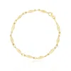 The Lovery Gold Lace Bracelet In Multi