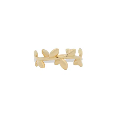 The Lovery Gold Leaf Ring In Multi