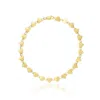 The Lovery Gold Mirrored Heart Bracelet In Multi
