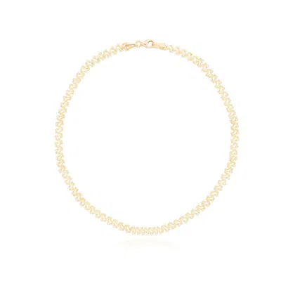The Lovery Gold Twist Bracelet In Multi
