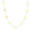 The Lovery Golden Bubble Chain Necklace